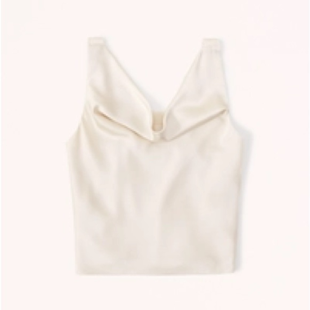 NWT Abercrombie & Fitch Satin Cowl Neck Set Top